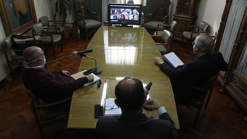 Thomas y extitulares de la DGE se reunieron para aportar ideas en la pandemia