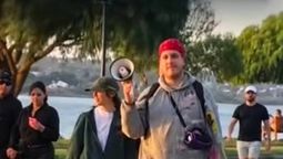 El influencer que terminó detenido en Carlos Paz.