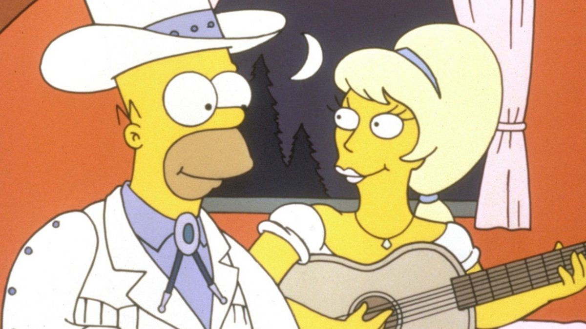 Inteligencia Artificial: así se vería la cantante Lurleen de Los Simpson