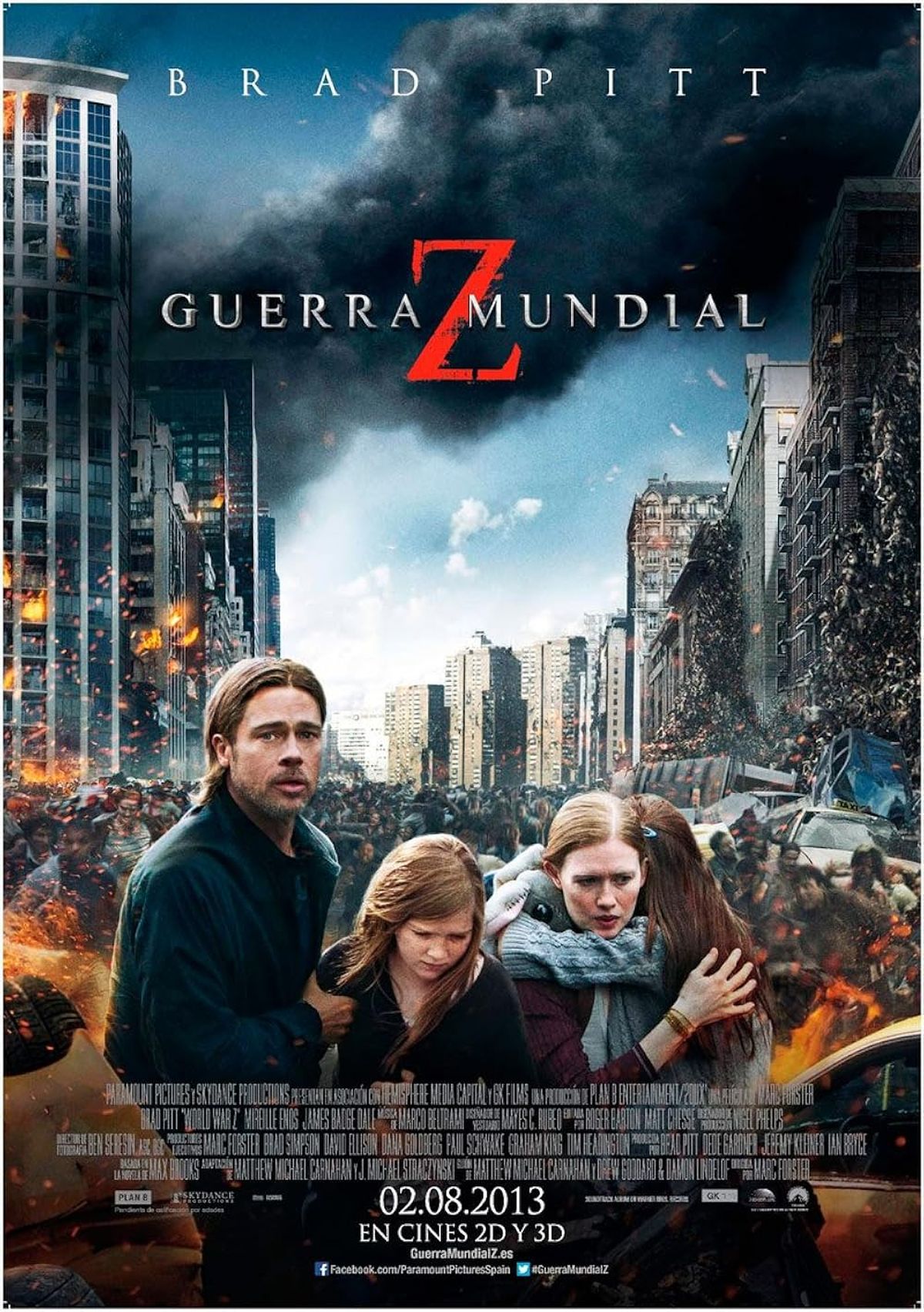 Mucha acción. Paramount Plus tiene esta gran película con Brad Pitt, se trata de Guerra Mundial Z. Mucha acción. Paramount Plus tiene esta gran película con Brad Pitt, se trata de Guerra Mundial Z. 