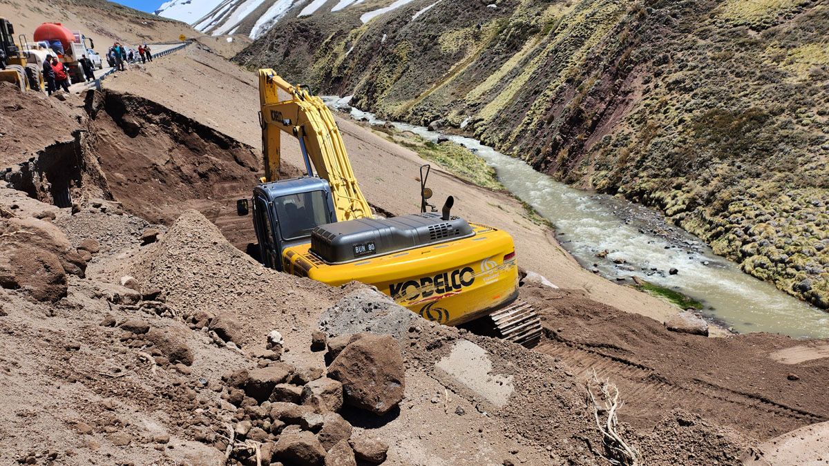 Indicaron que la ruta 145 en el paso El Pehuenche quedará habilitada la primera quincena de diciembre.