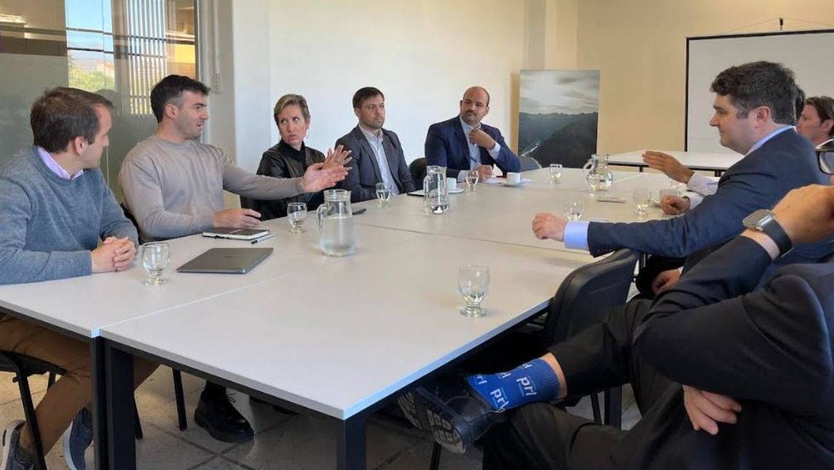 Participaron de la reunión la ministra de Energía y Ambiente, Jimena Latorre, y otros funcionarios de la provincia. Participaron de la reunión la ministra de Energía y Ambiente, Jimena Latorre, y otros funcionarios de la provincia. 