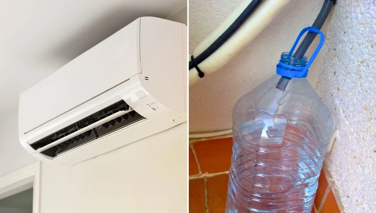 El agua residual del aire acondicionado, es muy útil para reciclar y aprovechar en el hogar El agua residual del aire acondicionado, es muy útil para reciclar y aprovechar en el hogar