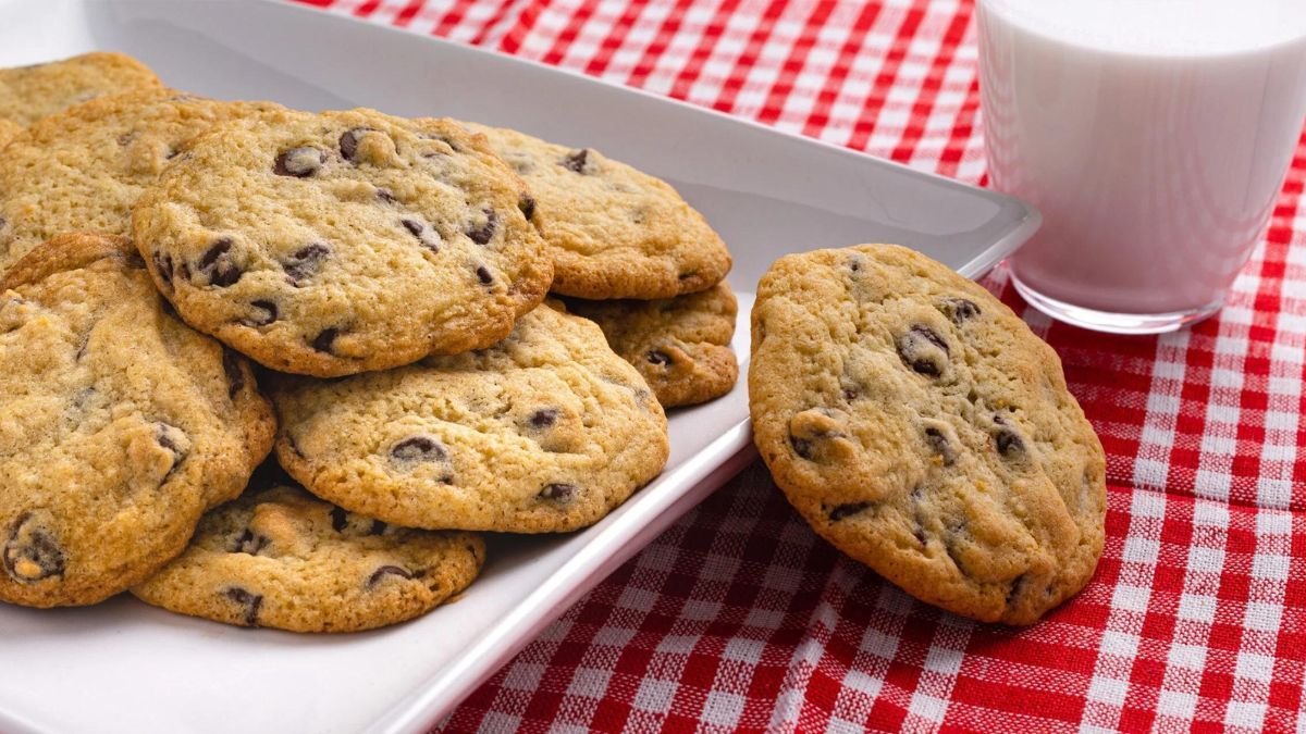 Galletas con chips de chocolate. Galletas con chips de chocolate.