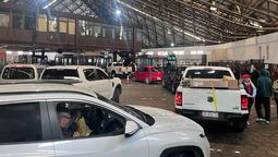 Intenso movimiento en el paso a Chile. (Imagen de archivo). Intenso movimiento en el paso a Chile. (Imagen de archivo).