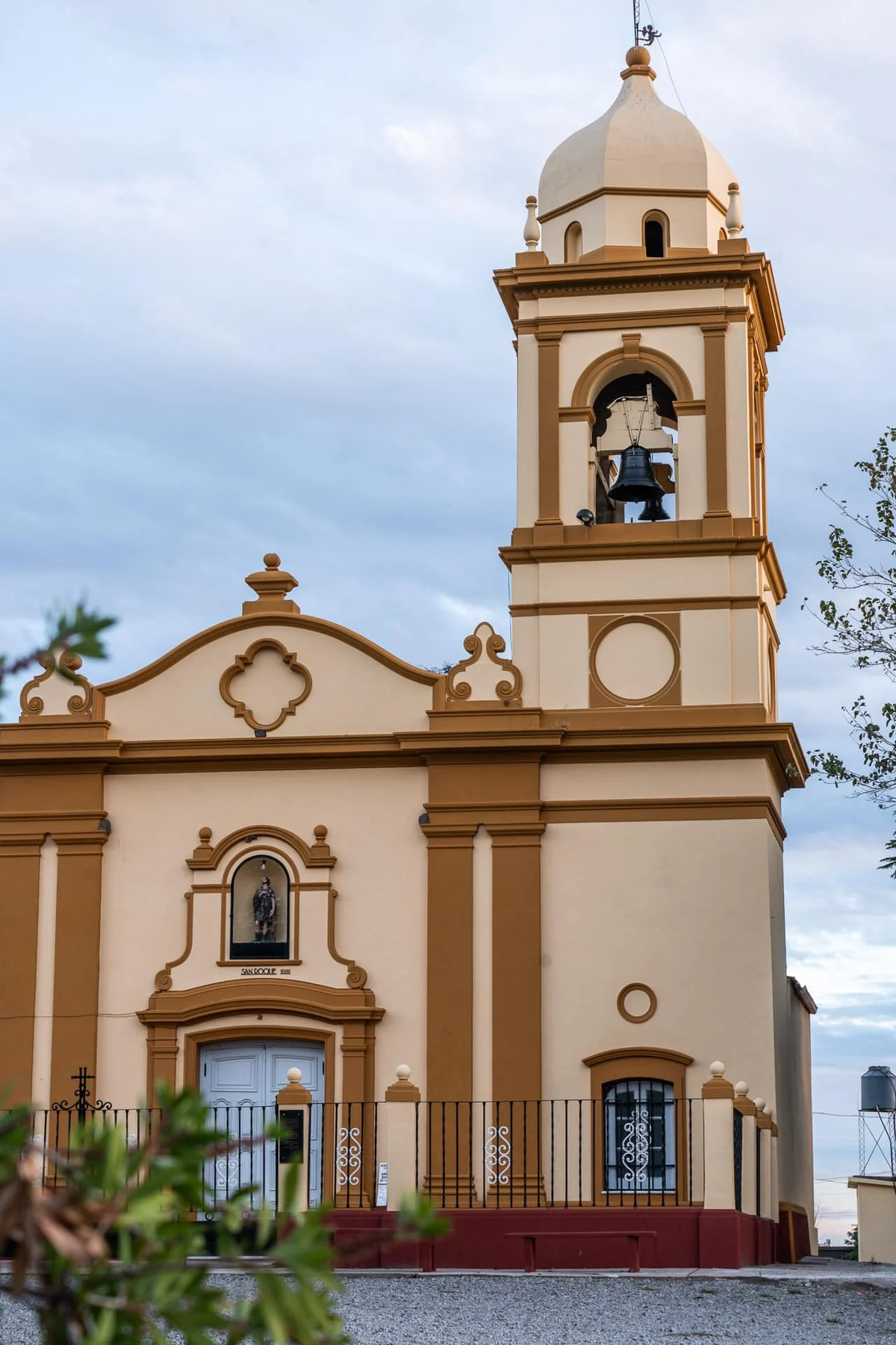 La capilla San Roque, en Carmelo, Uruguay,