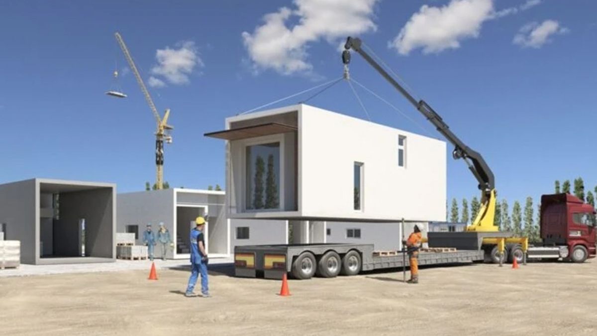 La casa prefabricada es trasladable, además se fabrica en un día. La casa prefabricada es trasladable, además se fabrica en un día.