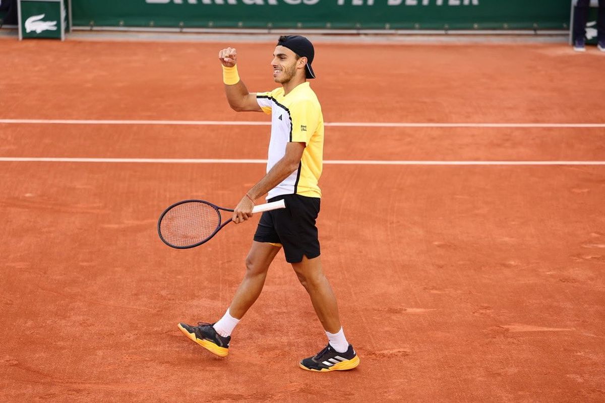 Francisco Cerúndolo en el inicio de su derrotero por Roland Garros. Francisco Cerúndolo en el inicio de su derrotero por Roland Garros. 