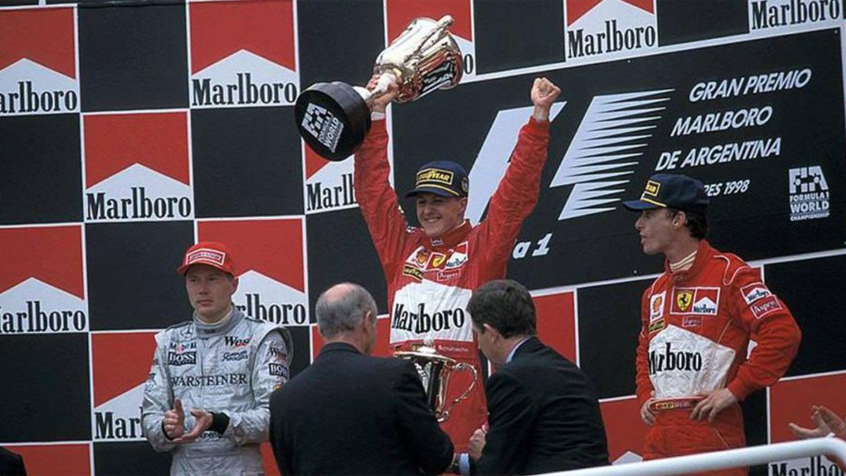 La semana pasada se cumplieron 25 años de la victoria de Schumacher en Buenos Aires