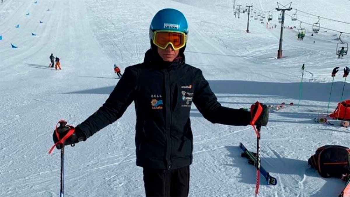 Augusto Zandomeni entrenará con la Federación Internacional de Esquí.