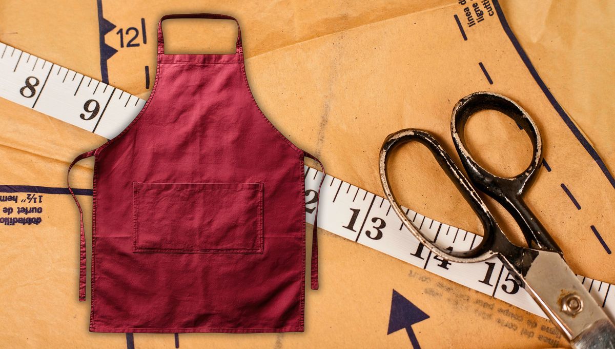 Paso a paso y con un truco DIY: cómo coser un delantal de cocina sencillo y hermoso