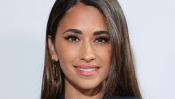 .Antonela Roccuzzo, en micro short, con transparencias y el abdomen al aire