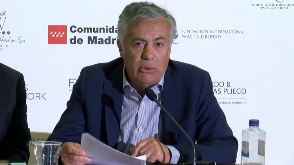 Alfredo Cornejo participó de un panel de de la Fundación Internacional para la Libertad: Democracia y Libertad.