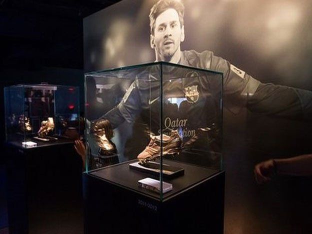 Messi tiene su espacio en el museo del Barcelona