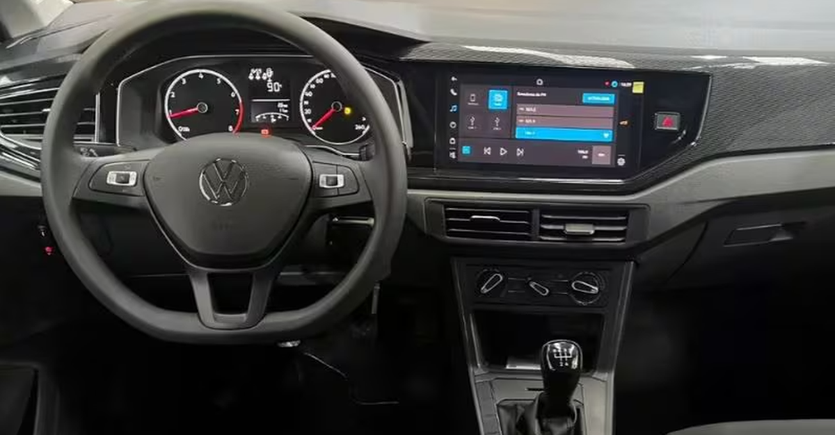 Así luce el interior del Polo Track. Así luce el interior del Polo Track.