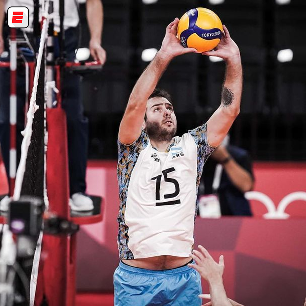 Luciano De Cecco en los Juegos Olímpicos del Tokio 2021. Luciano De Cecco en los Juegos Olímpicos del Tokio 2021.