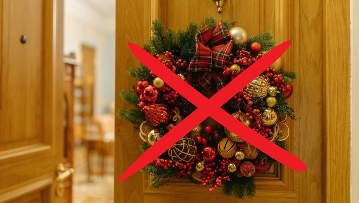 Adiós a las coronas tradicionales: la tendencia en decoración que se impone esta Navidad