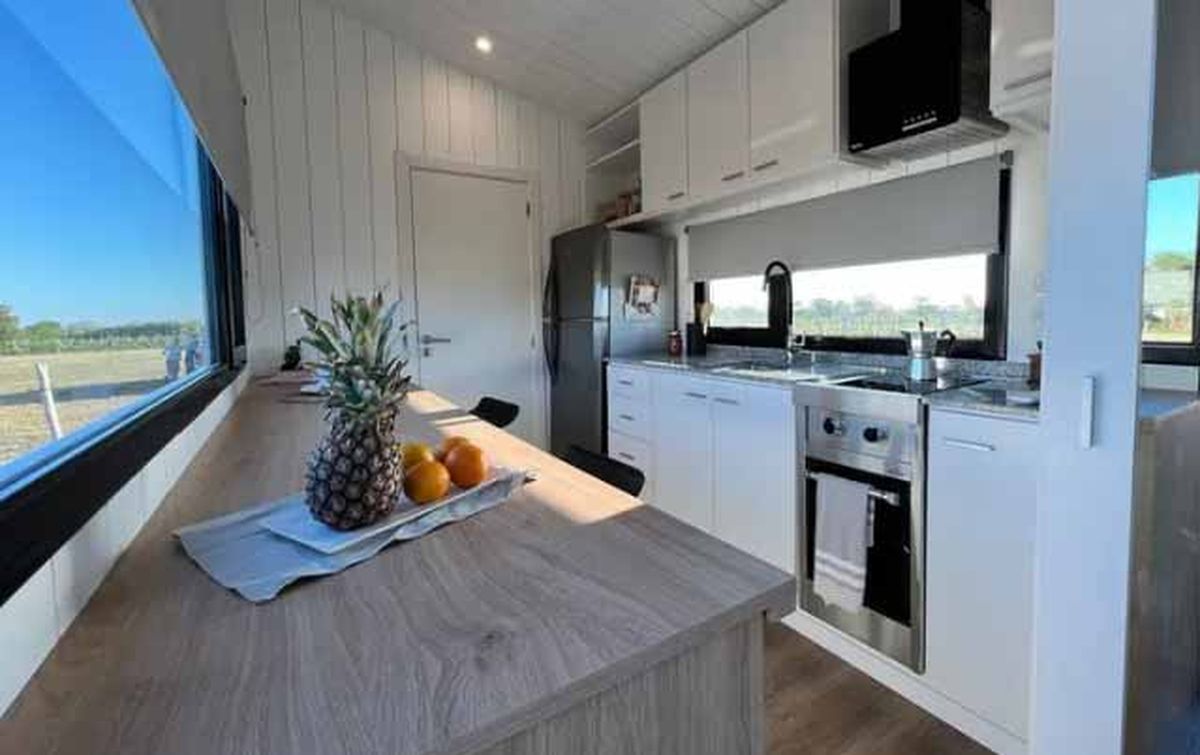 Interior de una Tiny House. Interior de una Tiny House. 