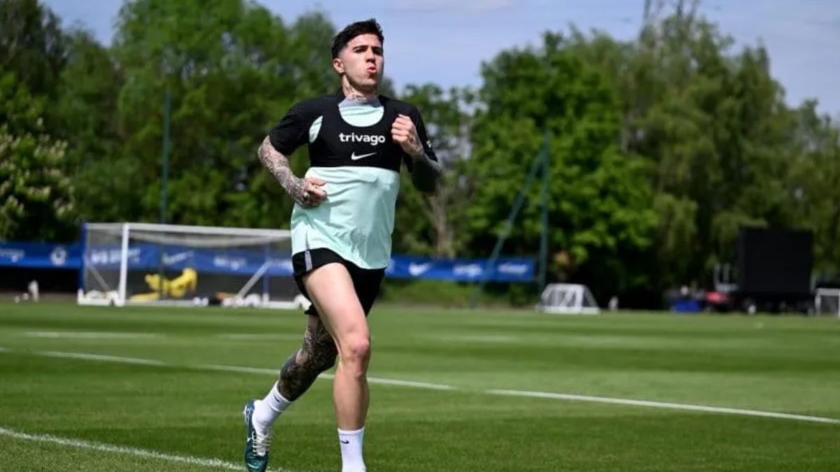 Enzo Fernández ya transita su puesta a punto para llegar en óptimas condiciones a la Copa América.&nbsp;