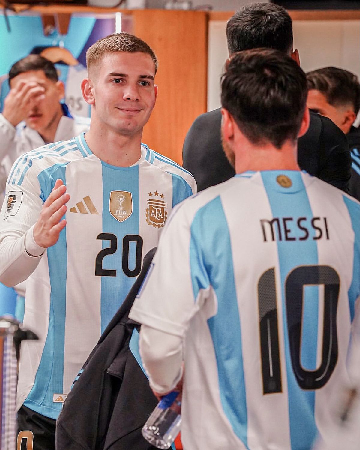 Mastantuono fan de Messi.