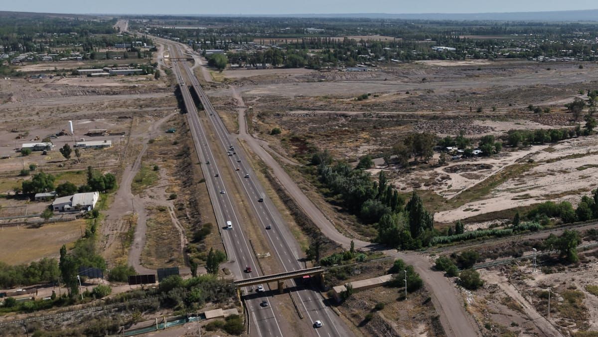 Vista aérea del Acceso Sur que se será intervenido. Vista aérea del Acceso Sur que se será intervenido.