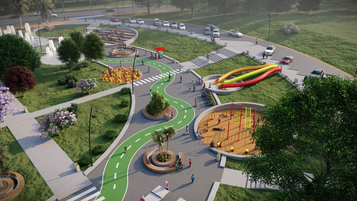 El área a renovar tiene 20.000 m2. El área a renovar tiene 20.000 m2.