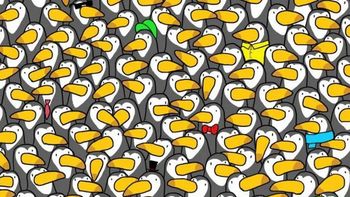 Nadie más que un GENIO puede encontrar el PINGÜINO OCULTO en este acertijo visual