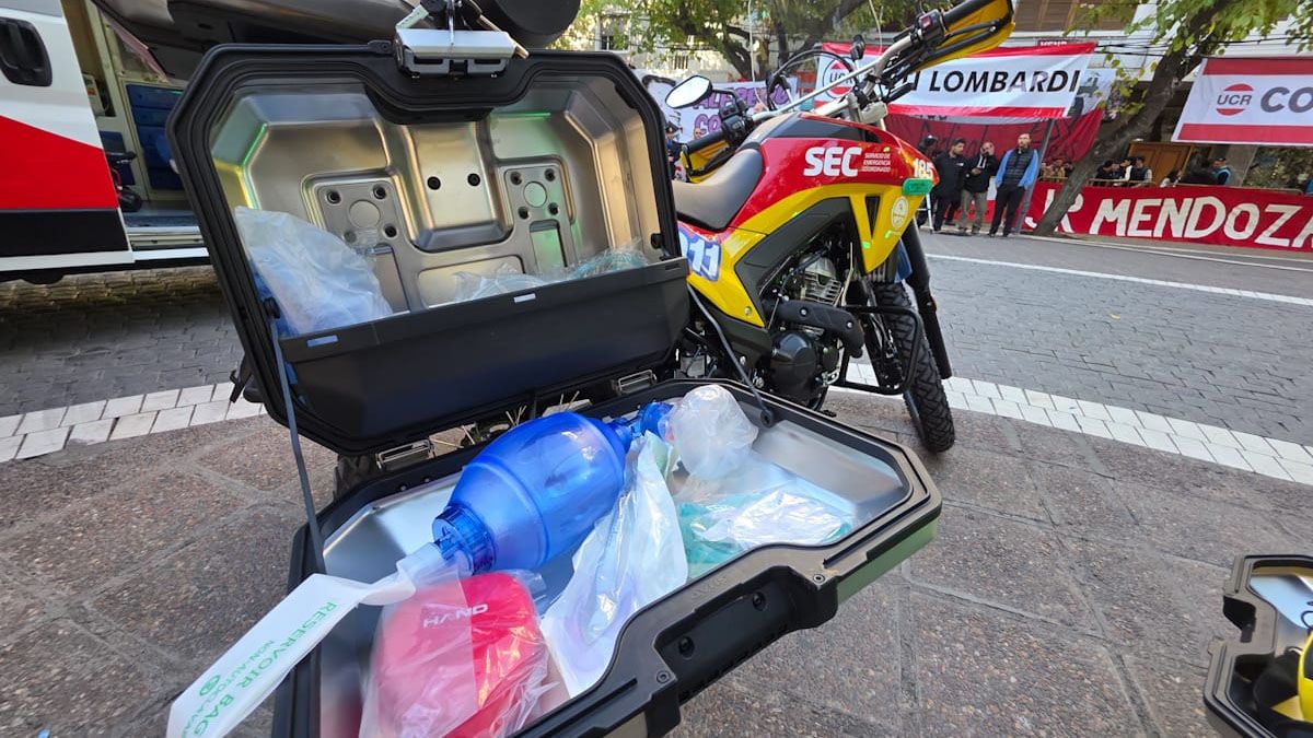 Las motoambulancias contarán con equipamiento sanitario y están pensadas para los incidentes en los que Las motoambulancias contarán con equipamiento sanitario y están pensadas para los incidentes en los que