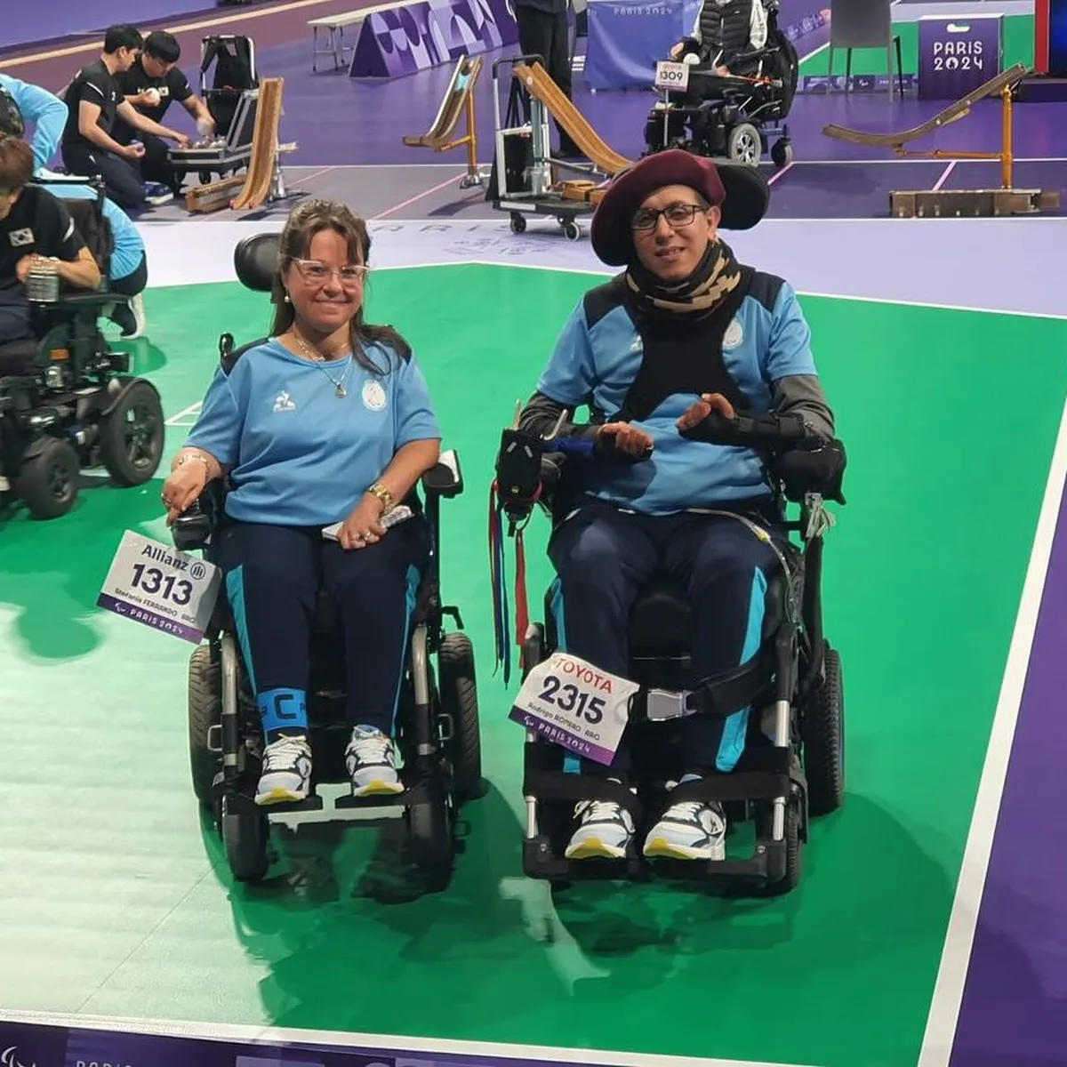 Stefanía Ferrando y Rodrigo Romero sumaron un bronce en los Juegos Paralímpicos París 2024.      