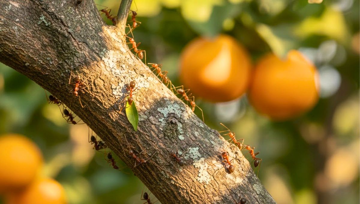 Por qué tu naranjo tiene hormigas en el tronco: qué significa y cómo eliminarlas