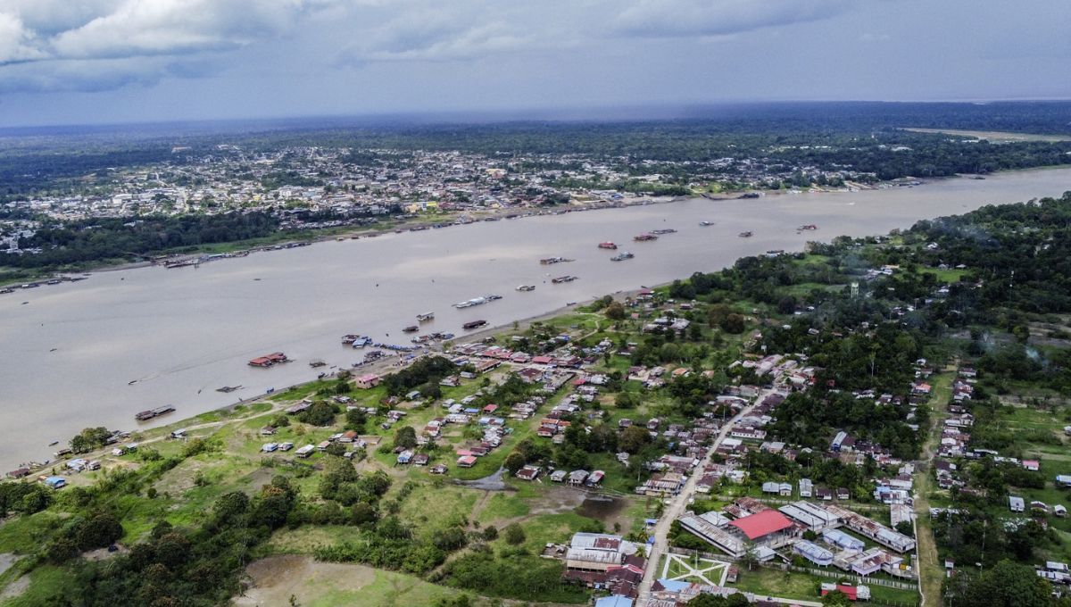 Santa Rosa es una pequeña formación que emergió en medio del río Amazonas en la segunda mitad del siglo XX 