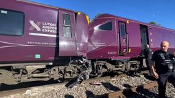 El impactante choque de trenes dejó un muerto, al menos, y 100 heridos. Foto: gentileza&nbsp;