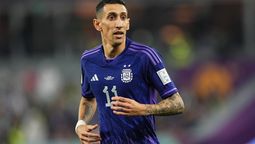 Ángel Di María fue reemplazado en la Selección argentina por una molestia muscular.