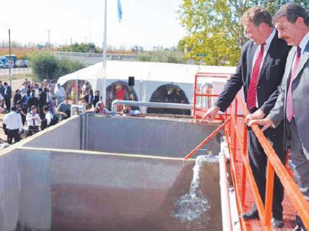 Inauguraron planta de tratamiento cloacal en Rivadavia