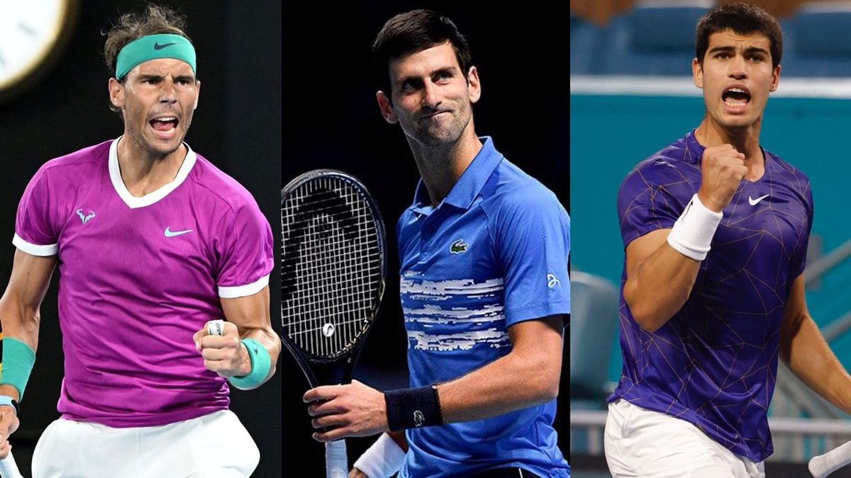 Leyenda del tenis critica la exhibición de Rafael Nadal, Carlos Alcaraz y Novak Djokovic Leyenda del tenis critica la exhibición de Rafael Nadal, Carlos Alcaraz y Novak Djokovic
