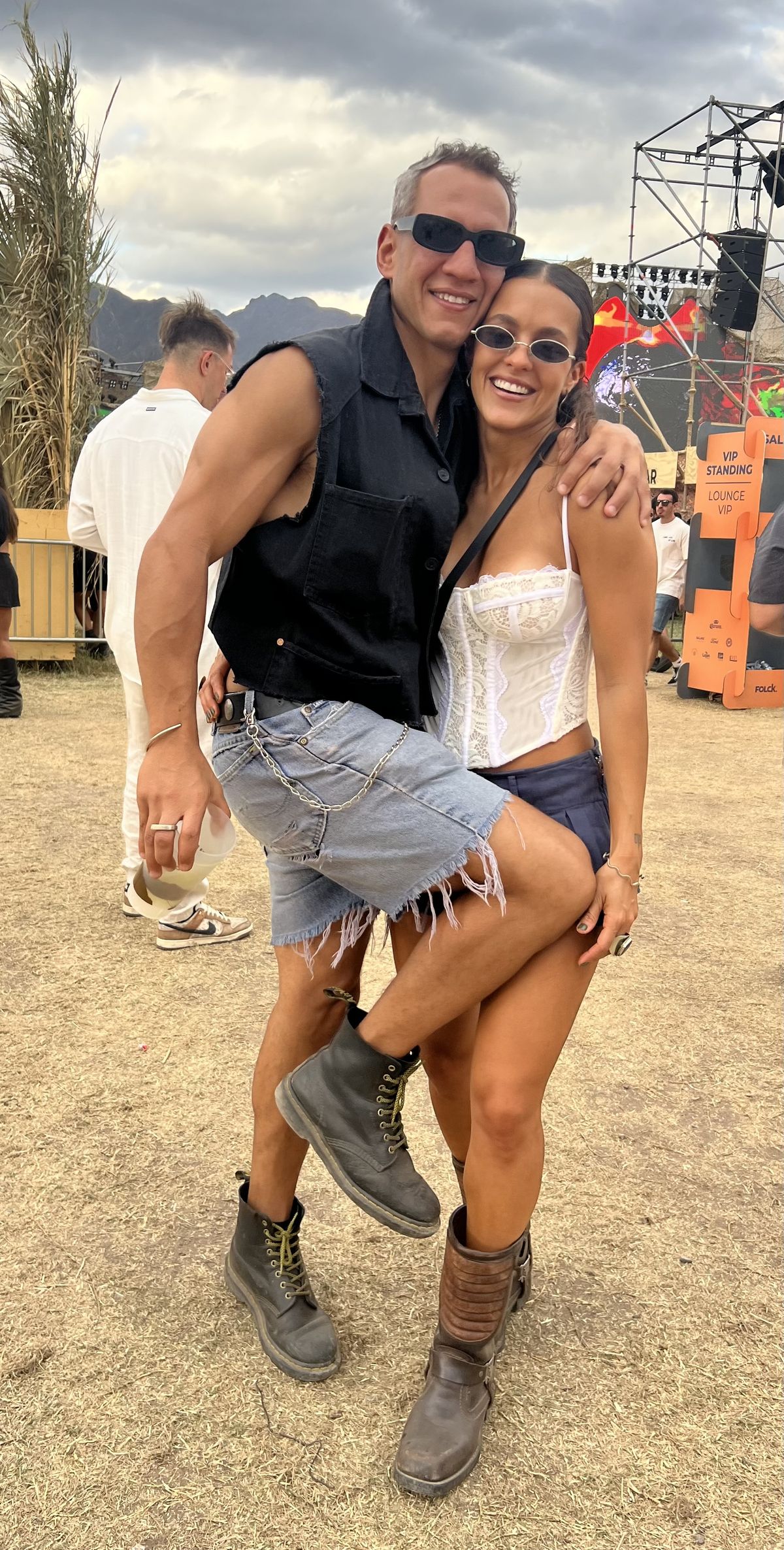 Matías Colonese y Delfi Martínez.