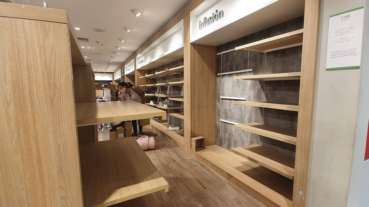 Así se ve la tienda Falabella en Mendoza luego de anunciar su retirada de la provincia