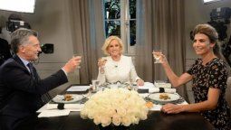 Cumbre de estrellas: Mauricio Macri cenó junto a Mirtha