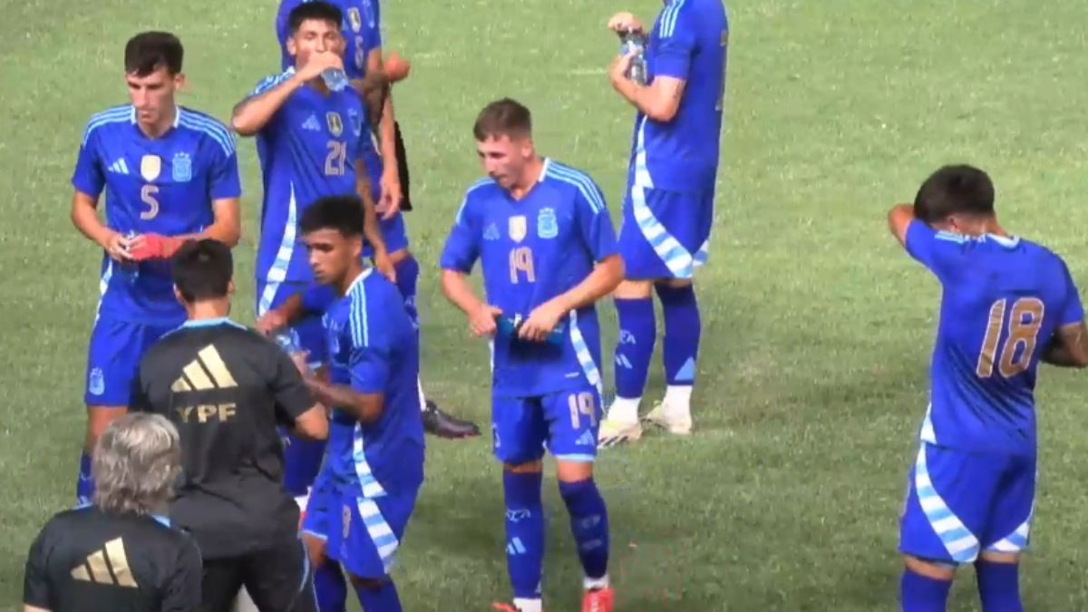 Santino Andino (19). El jugador de Godoy Cruz tuvo su debut en la Selección argentina Sub 20.