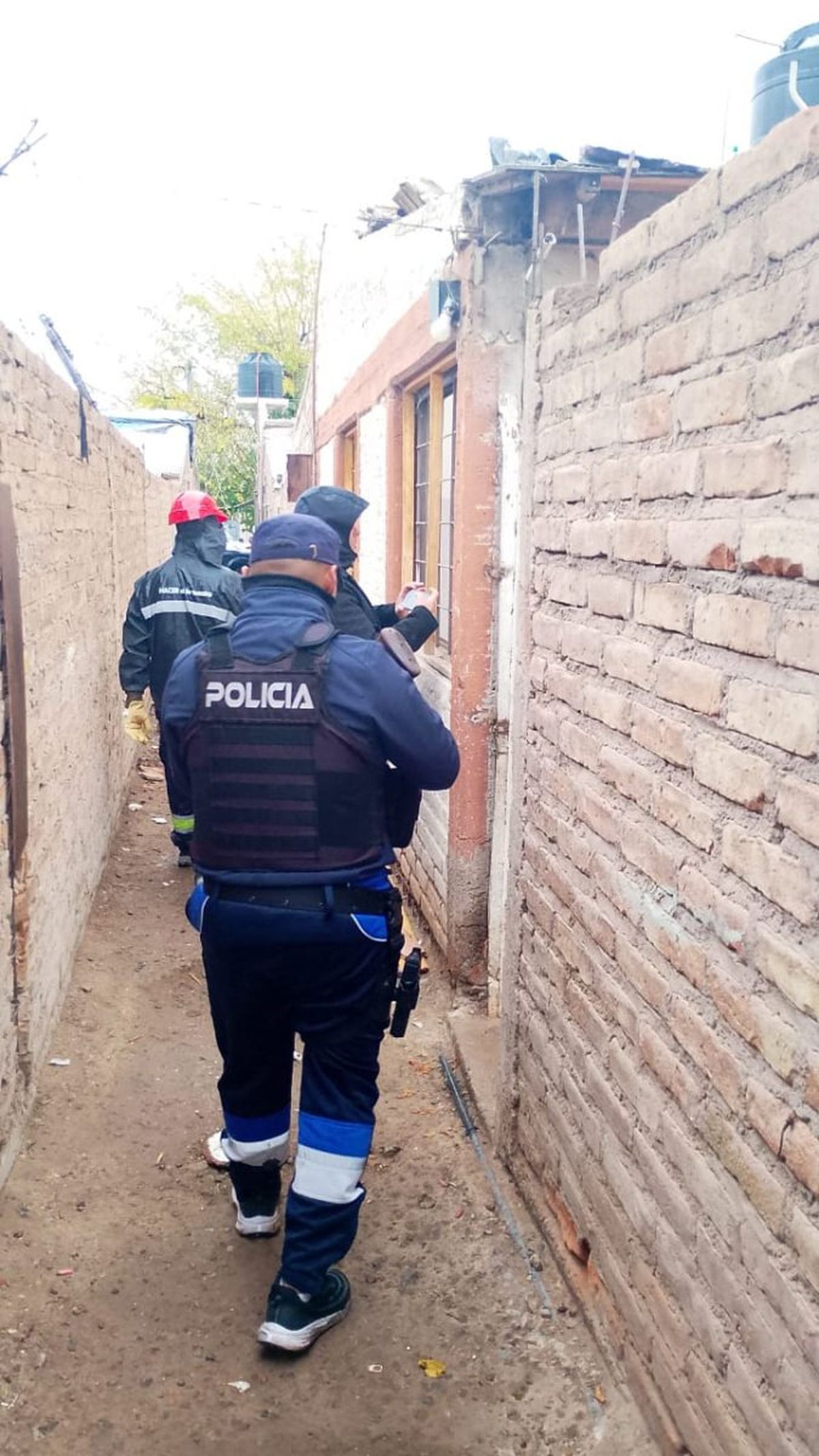 Allanamiento en Guaymallén. Allanamiento en Guaymallén.