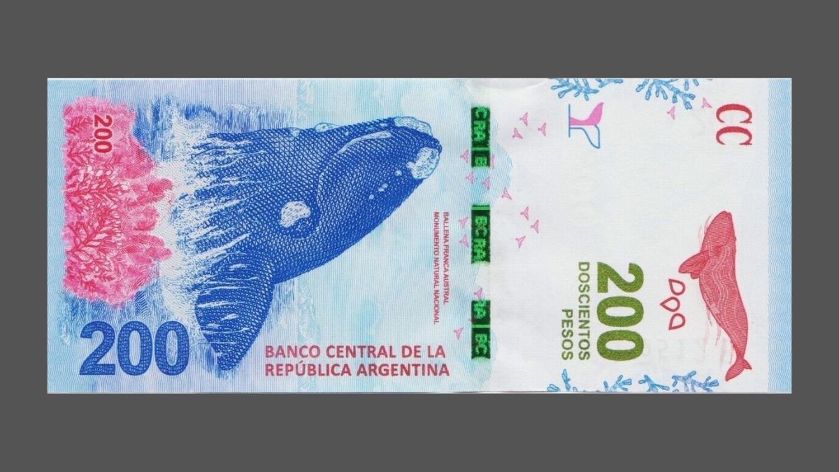 Monedas y billetes coleccionables. Billete de 200 pesos.