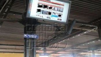 Fotos porno en las pantallas de una terminal brasileña