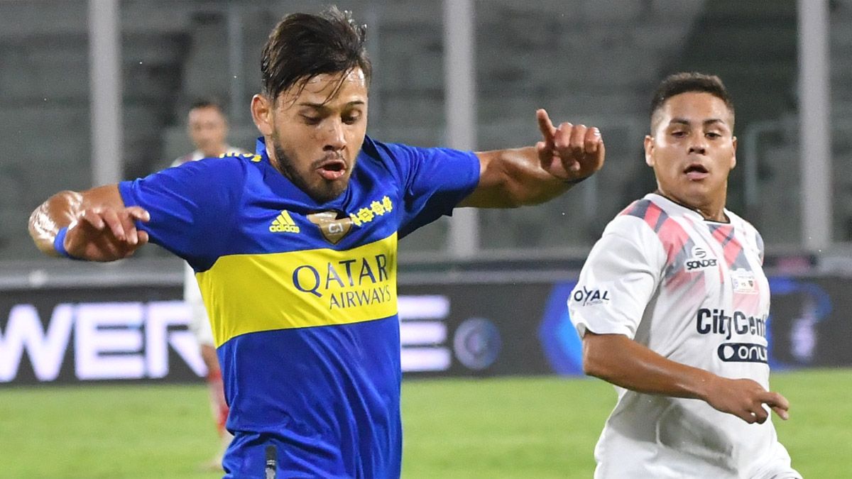 Oscar Romero debutó con la azul y oro de Boca.