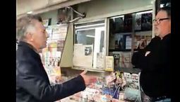 Yo a usted no lo saludo, le dijo el kiosquero a Macri.