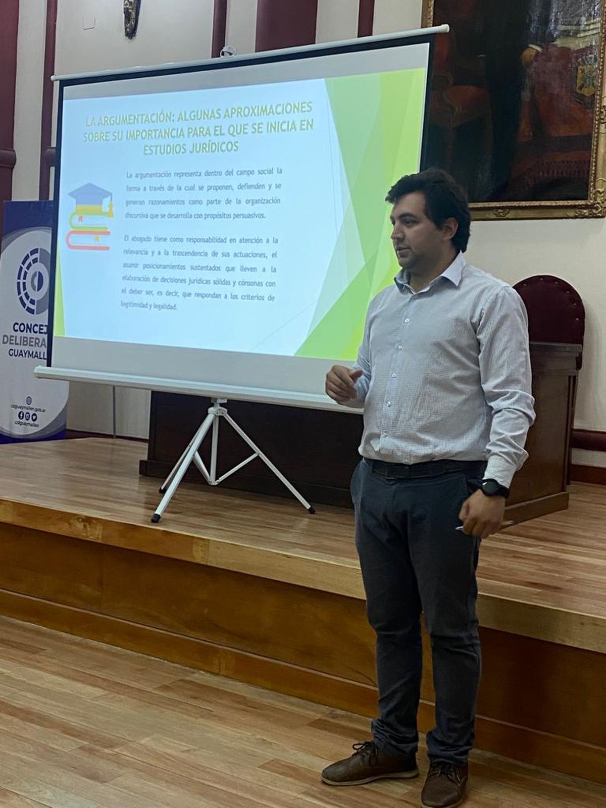 Ignacio Conte, a cargo de la intendencia de Guaymallén.