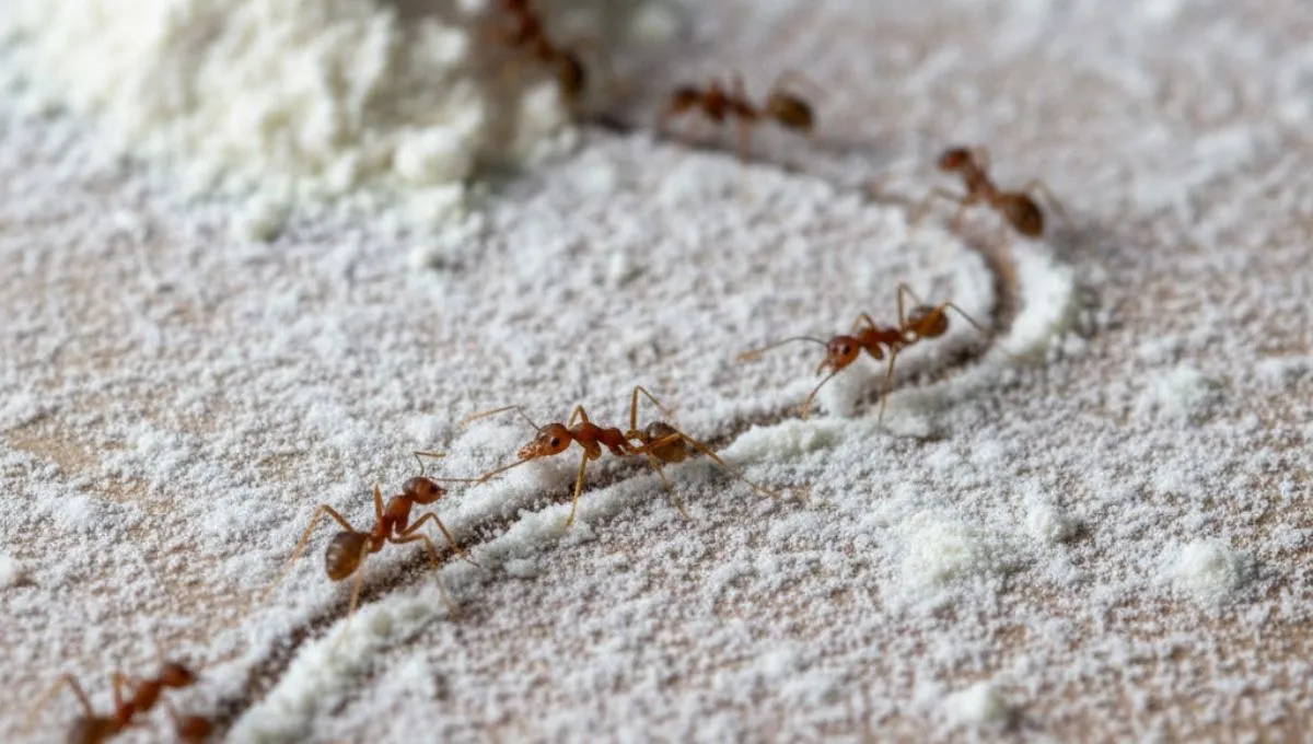 El bicarbonato interfiere con el sistema digestivo de las hormigas.&nbsp;