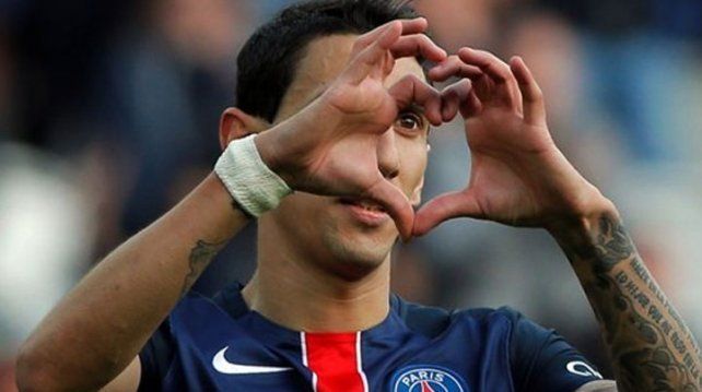 El PSG, con un gol de Di María, le metió media docena al Caen