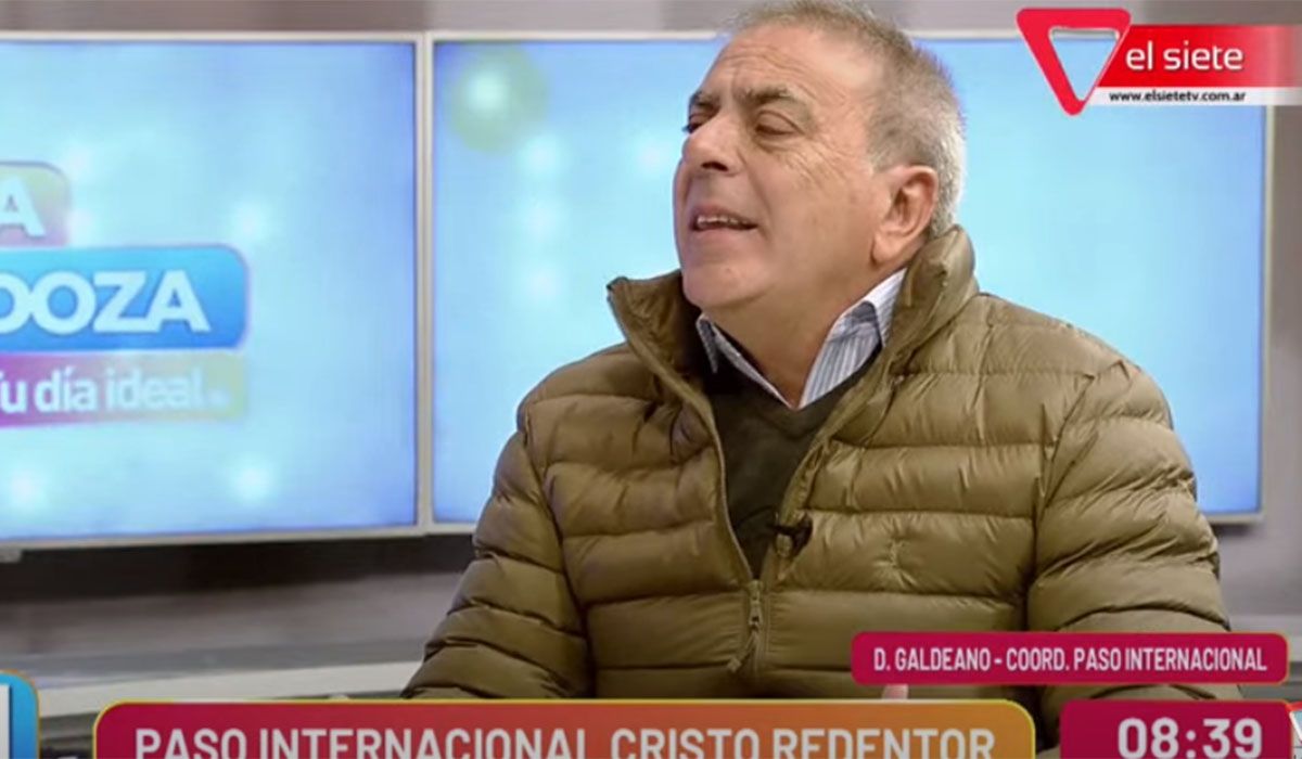 Daniel Galdeano, coordinador del paso a Chile, estuvo en Hola Mendoza.
