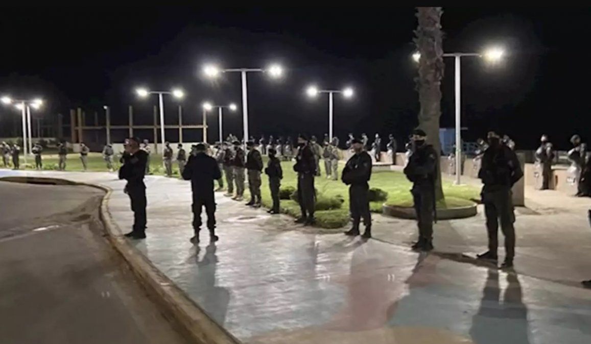 El primero de enero ya hubo un operativo policial en Pinamar.