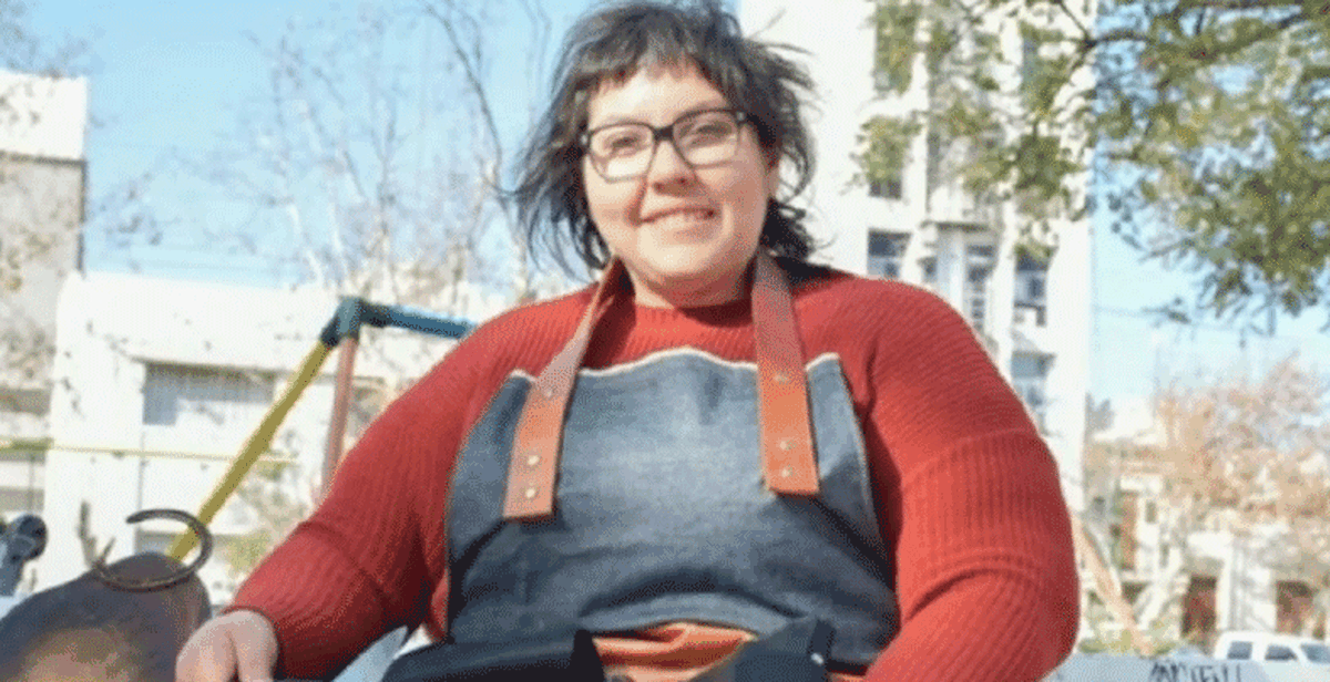 ¡Un aplauso para la asadora! Una puntana de 39 años hizo el mejor asado del país.